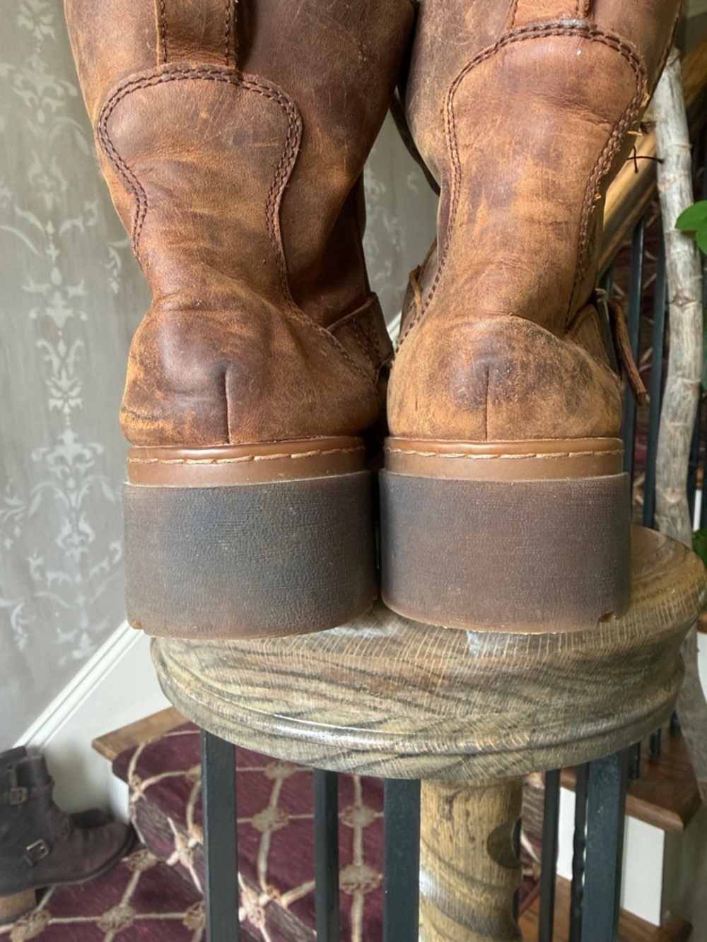 TIMBERLAND GRACEYN WATERPROOF BIKER BOOTS SIZE 10 PREOWNED GOOD CONDITION - Picture 3 of 9